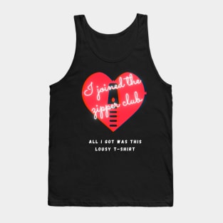 Zipper Club Member Tank Top